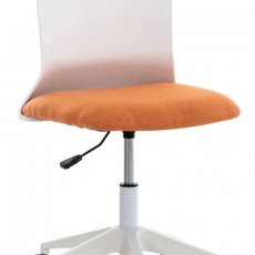 Kancelářská židle Apolda, textil, oranžová - 1