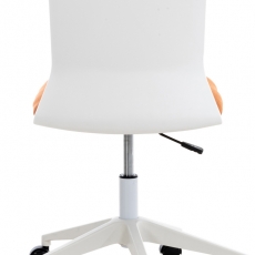 Kancelářská židle Apolda, textil, oranžová - 4