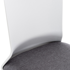 Kancelářská židle Apolda, textil, šedá - 4