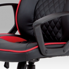 Kancelářská židle Armin, červená - 8