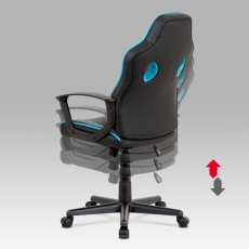Kancelářská židle Armin, modrá - 3