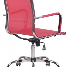 Kancelářská židle Barnet Mesh, červená - 4