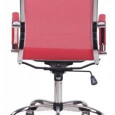 Kancelářská židle Barnet Mesh, červená - 5