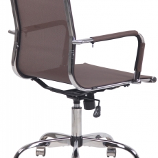 Kancelářská židle Barnet Mesh, hnědá - 4