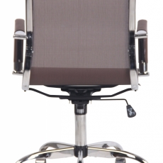 Kancelářská židle Barnet Mesh, hnědá - 5