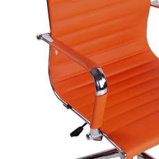 Kancelářská židle Barsie, oranžová - 6