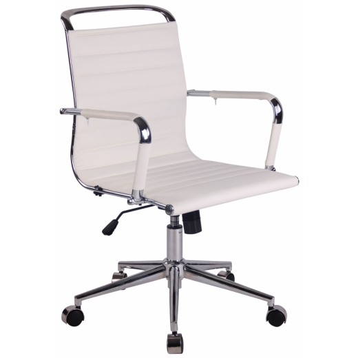 Kancelářská židle Barton, bílá - 1