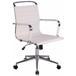 Kancelářská židle Barton, bílá