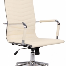 Kancelářská židle Batle, krémová - 1