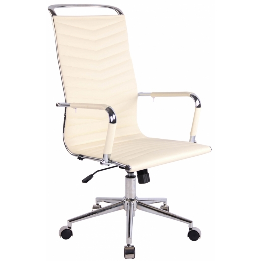 Kancelářská židle Batley, krémová - 1