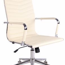 Kancelářská židle Batley, krémová - 1