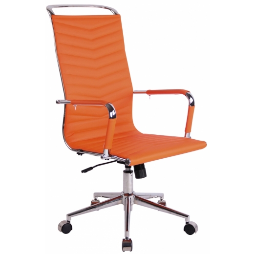 Kancelářská židle Batley, oranžová - 1