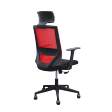 Kancelářská židle Berry HB, textil, červená - 4