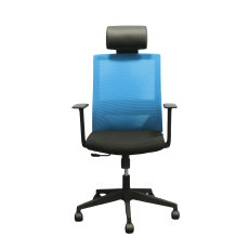 Kancelářská židle Berry HB, textil, modrá - 3