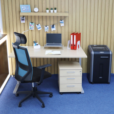 Kancelářská židle Berry HB, textil, modrá - 5