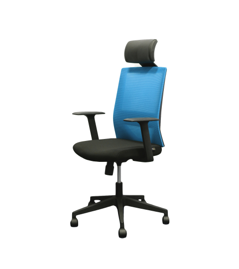Kancelářská židle Berry HB, textil, modrá