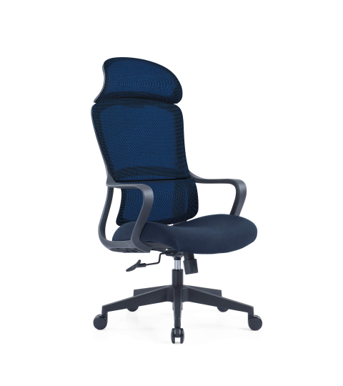 Kancelářská židle Best HB, textil, modrá / modrá