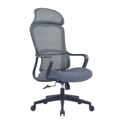 Kancelářská židle Best HB, textil, šedá / šedá