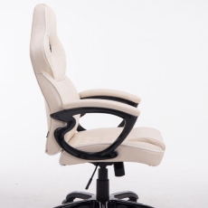 Kancelářská židle Bigi, krémová - 3