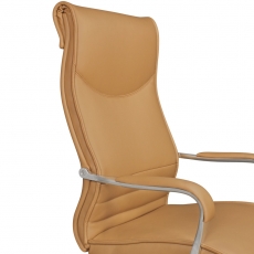 Kancelářská židle Boss, syntetická kůže, béžová - 7
