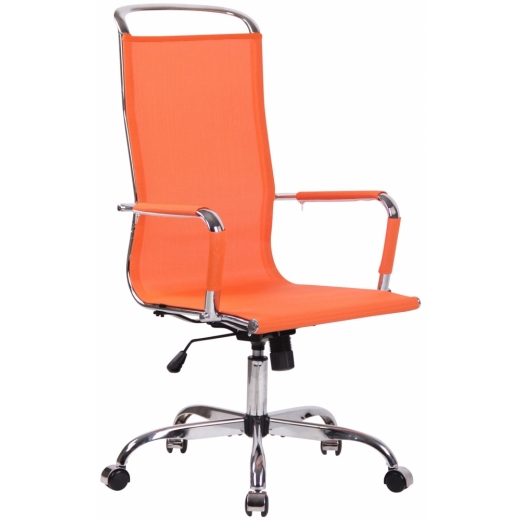 Kancelářská židle Branson, oranžová - 1