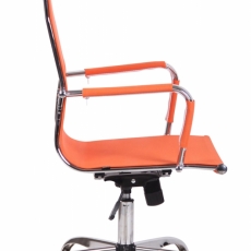 Kancelářská židle Branson, oranžová - 3