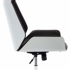 Kancelářská židle Breda, bílá / hnědá - 3