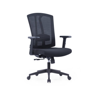 Kancelářská židle Brixxen, textil, černá