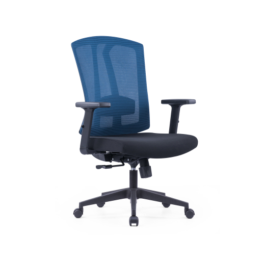 Kancelářská židle Brixxen, textil, modrá - 1