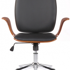Kancelářská židle Burbank, ořech / černá - 2