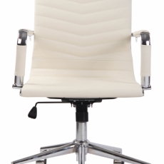 Kancelářská židle Burnie, krémová - 2