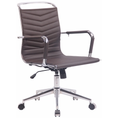Kancelářská židle Burnley, kávová