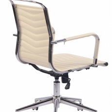 Kancelářská židle Burnley, krémová - 4
