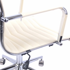 Kancelářská židle Burnley, krémová - 7