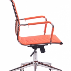 Kancelářská židle Burnley, oranžová - 3