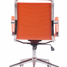 Kancelářská židle Burnley, oranžová - 5