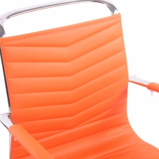 Kancelářská židle Burnley, oranžová - 7