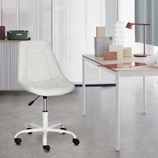 Kancelářská židle Carla, bílá - 2