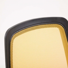 Kancelářská židle Clever, černá / žlutá - 6