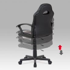 Kancelářská židle Dave, černá / červená - 3