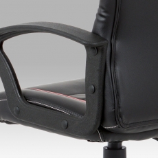 Kancelářská židle Dave, černá / červená - 9