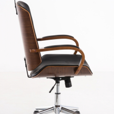 Kancelářská židle Dayton, ořechová / černá - 3