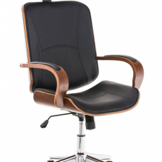 Kancelářská židle Dayton, ořechová / černá - 1