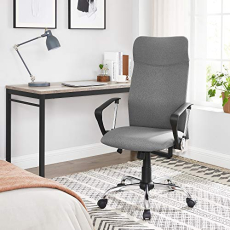 Kancelářská židle Decay, textil, šedá - 2