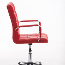 Kancelářská židle Deli, červená - 3
