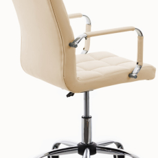 Kancelářská židle Deli, krémová - 4