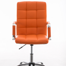 Kancelářská židle Deli, oranžová - 2