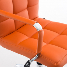 Kancelářská židle Deli, oranžová - 6