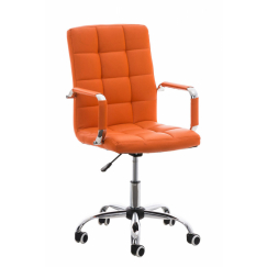 Kancelářská židle Deli, oranžová