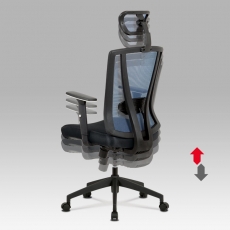 Kancelářská židle Demian, modrá - 3